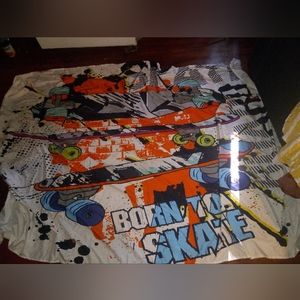 Large tapestry skateboard theme